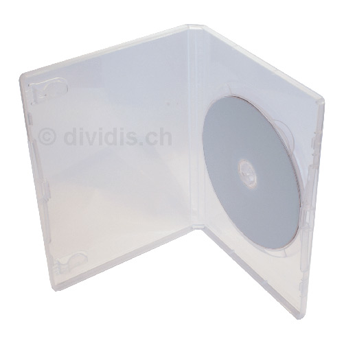 Amaray DVD Hülle, transparent, für 1 Disc