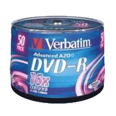 DVD-R Verbatim, 16x, 4.7 GB, 50er Spindel