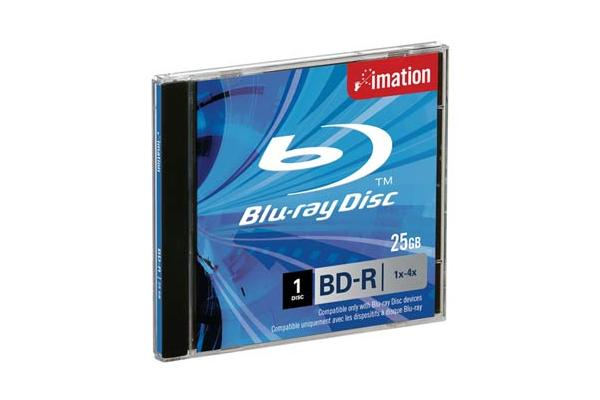 5 Imation Blu-ray Discs 25GB, 1-4x, im Jewelcase