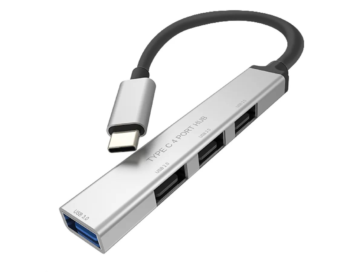 ROLINE USB-C 3.2 Gen1 Hub, 4fach 14.02.505 1x USB 3.0, 3x USB 2.0