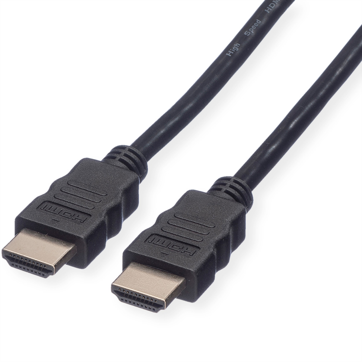 ROLINE HDMI High Speed Kabel, Eth. 11.04.554 Black, ST/ST, 2160p, 3D 10m