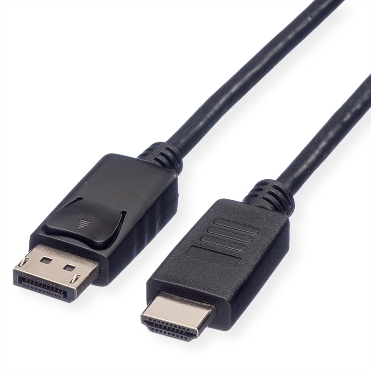 ROLINE DisplayPort-HDMI Kabel 11.04.578 Black, ST/ST, 1080p 2m