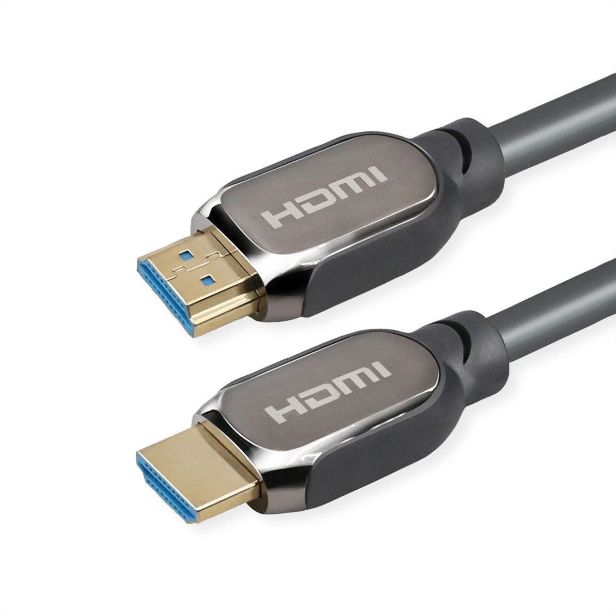 ROLINE HDMI UltraHD Kabel, Eth. 11.04.601 Black, ST/ST, 4320p, HDR 1m