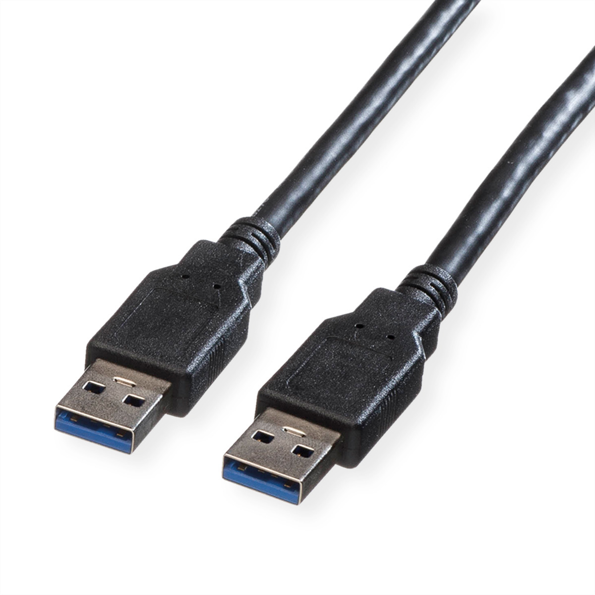 ROLINE USB-A-A, Datenkabel 11.02.897 Black, ST/ST, 3.2 Gen1 1.8m