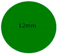 AVERY ZW. Markierungspunkte grün 3143 12mm 270 Stück
