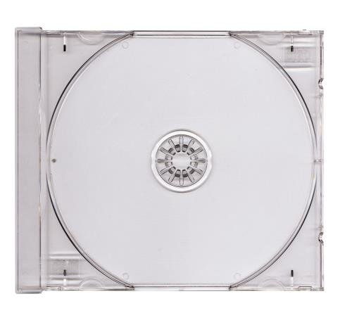 CD Tray transparent für 1 Disc