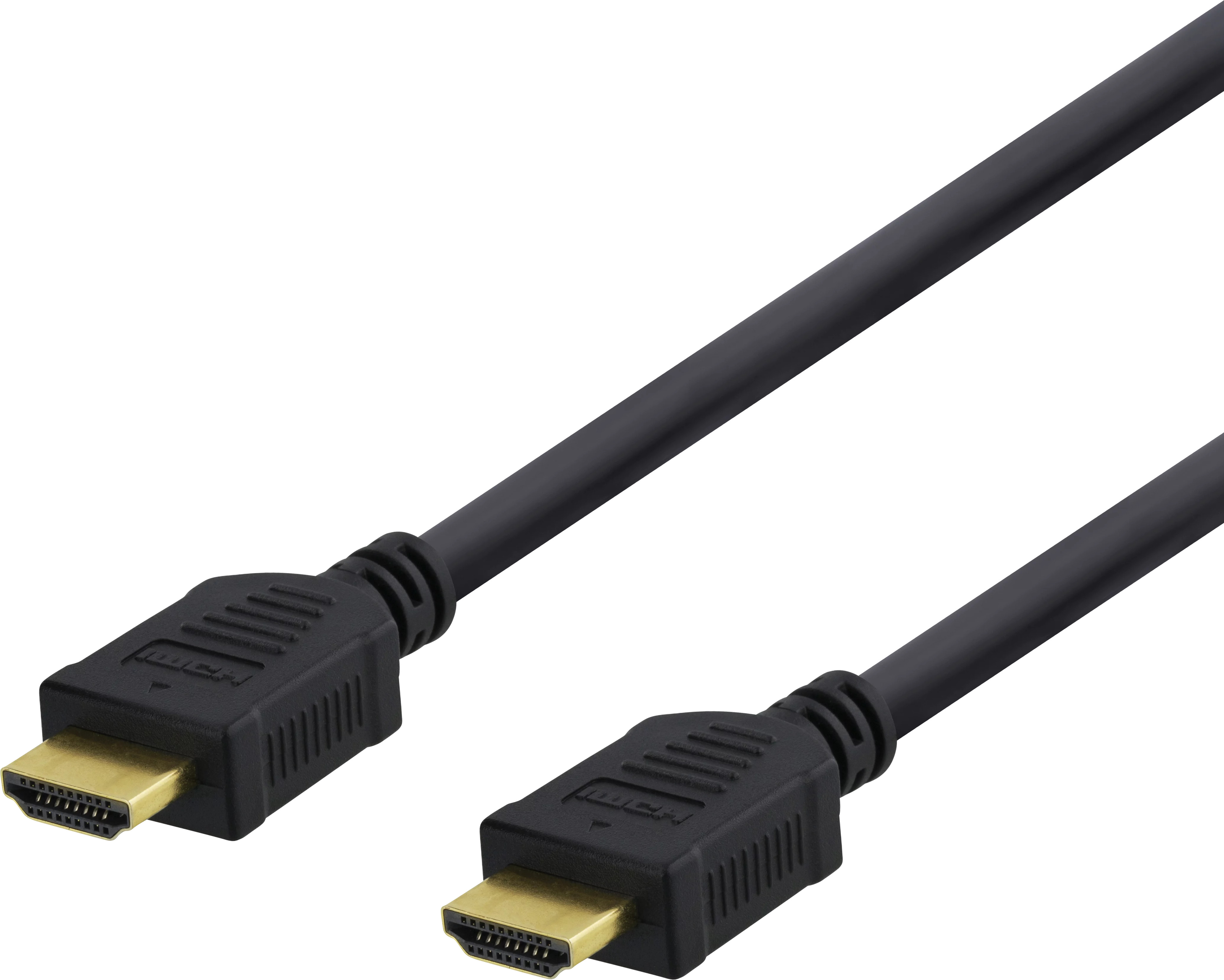 DELTACO HDMI cable Highspeed Premium HDMI1015D w/Ethernet, 4K UHD,1.5m, Bl.