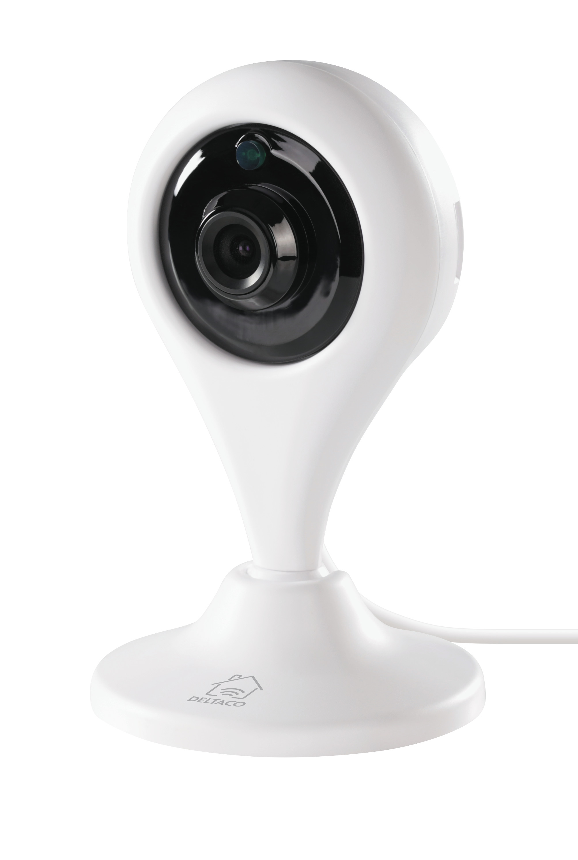 DELTACO Smart Network Camera 720p SHIPC01 indoor, white, WiFi 2.4 GHz