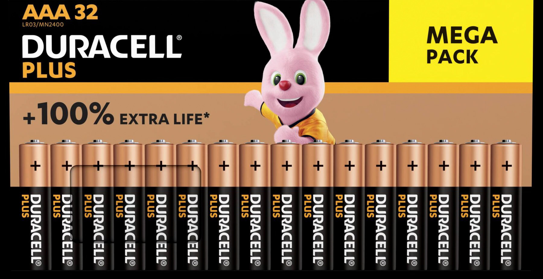 DURACELL Batterie Plus Power 4-149045 4-149045 AAA/LR03 32 Stück