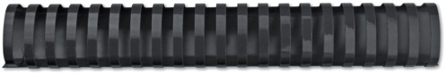 GBC Plastikbinderücken 32mm A4 4028184 schwarz, 21 Ringe 50 Stück