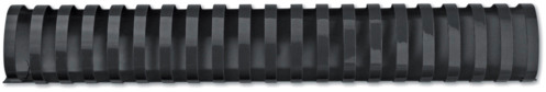 GBC Plastikbinderücken 38mm A4 4028185 schwarz, 21 Ringe 50 Stück