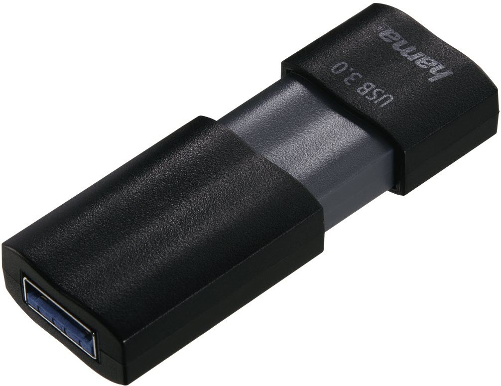 HAMA USB Stick Probo 108028 3.0, 128GB, 40MB/s, Schwarz