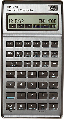HP Finanzrechner D/I HP-17BII+