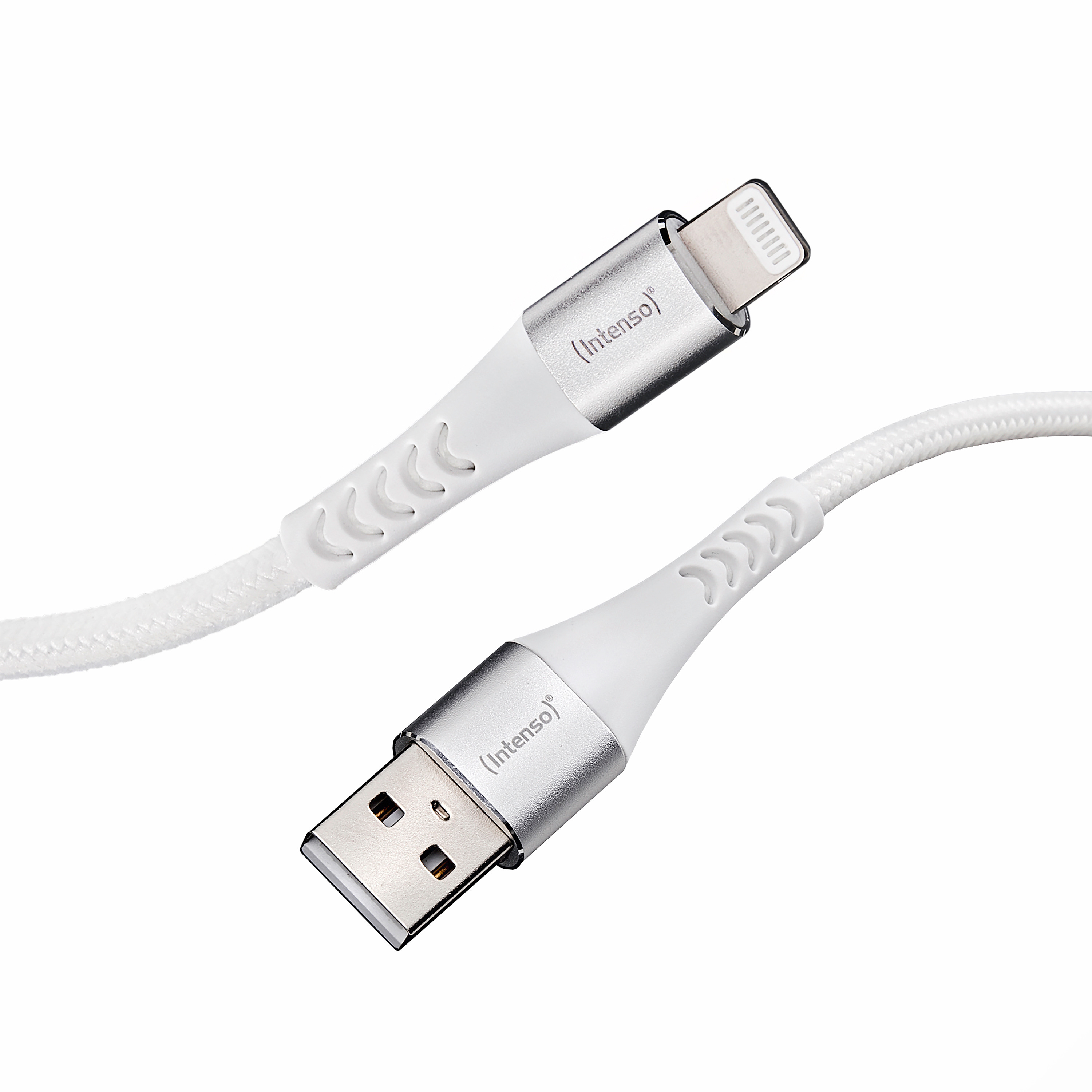 INTENSO Cable USB-C to Lightning 7902002 1.5 m, Nylon white