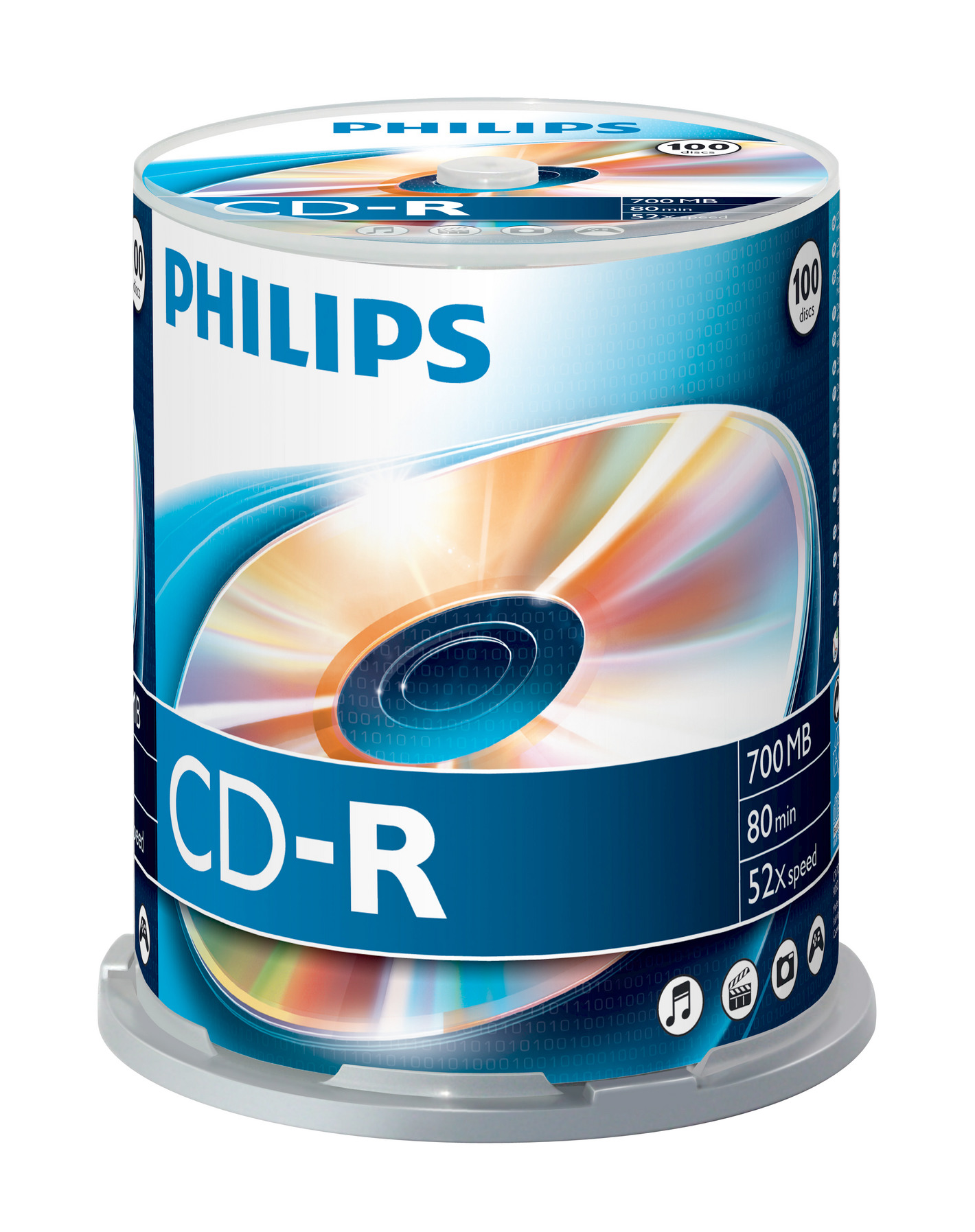 PHILIPS CD-R CR7D5NB00 100er Spindel