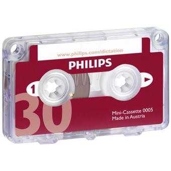 PHILIPS Minikassette Diktiergerät LFH0005 DIN 0005 2x15 Min. 1 Stück