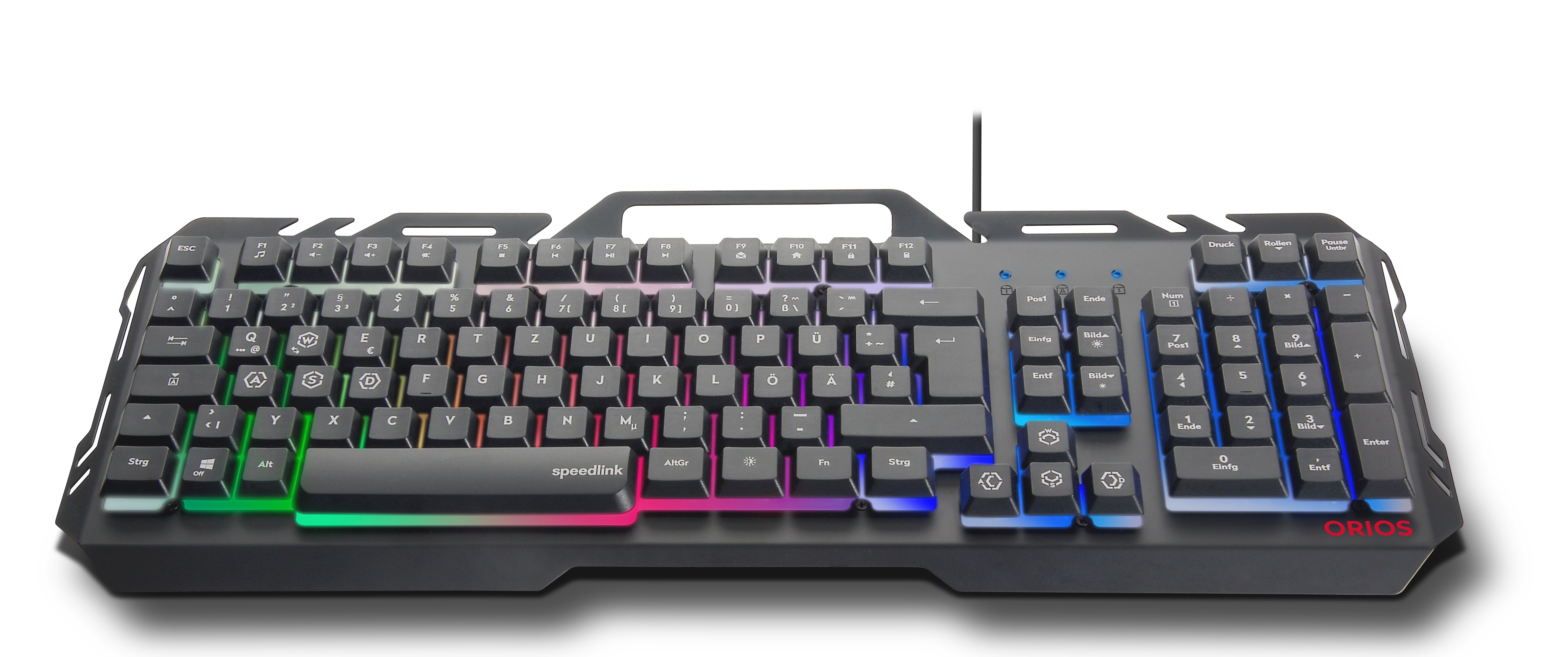 SPEEDLINK ORIOS Metal , black SL670003B Gaming Keyboard, CH-Layout