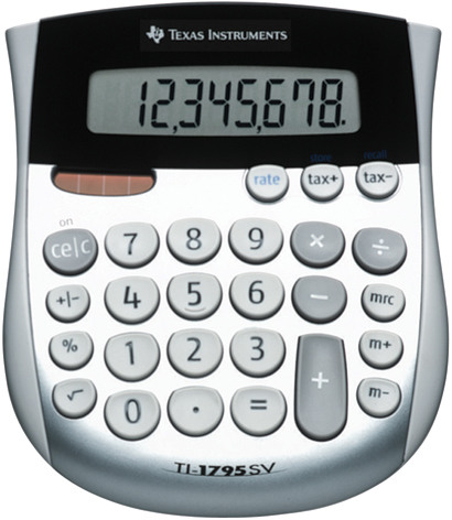 TEXAS Grundrechner TI-1795SV 8-stellig