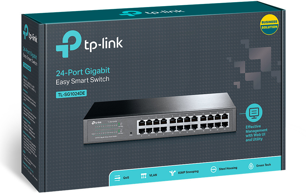 TP-LINK TL-SG1024DE TL-SG1024 24-Port Gigabit Smart Switch