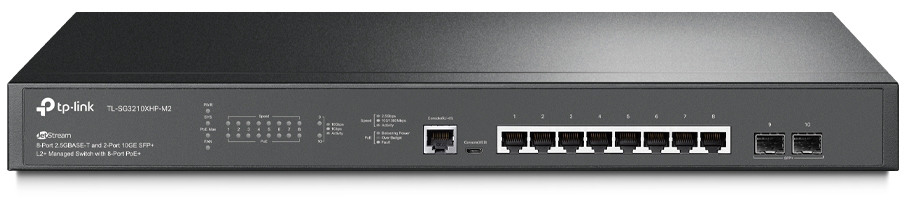 TP-LINK TL-SG3210XHP-M2 TL-SG3210 JS 8Port 2.5 GB & 2Port 10GE