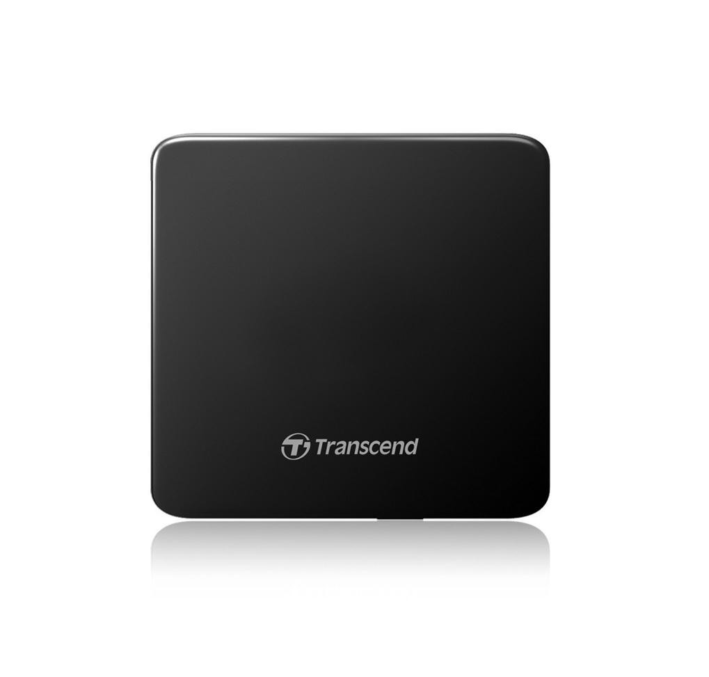 TRANSCEND Portable CD/DVD Writer 8x TS8XDVDSK SuperSlim USB 2.0 black