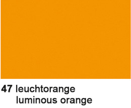 URSUS Plakatkarton 68x96cm 1001547 380g, orange