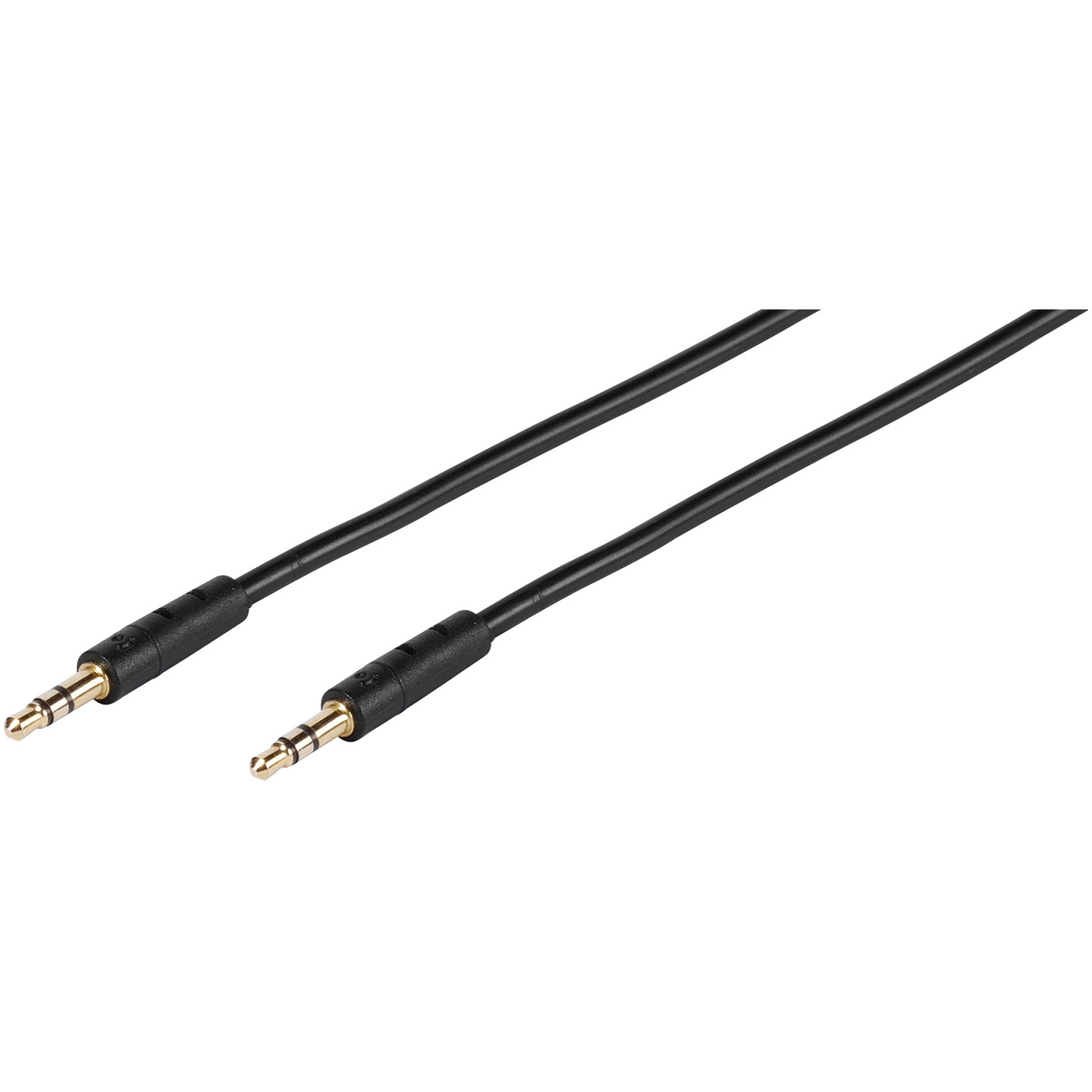 VIVANCO Kabel Audio 45516 3,5-mm-Klinkenstecker, 1m